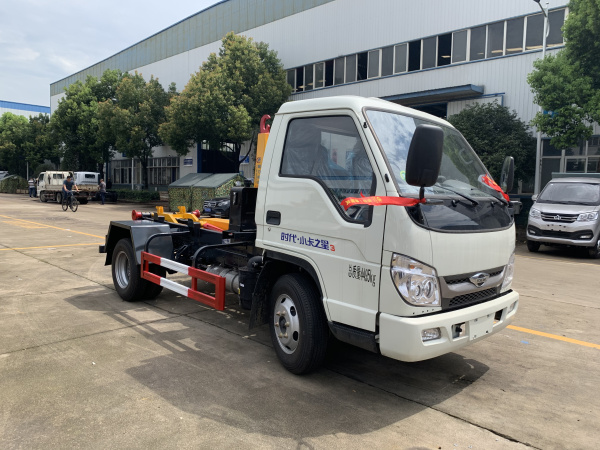福田小卡之星3拉臂式垃圾車（4方）