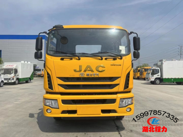 國六江淮10噸平板清障車