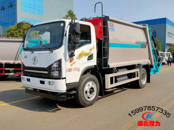 陜汽小德龍12方壓縮式垃圾車