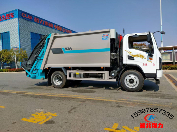 陜汽小德龍12方壓縮式垃圾車