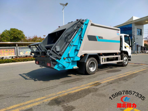 陜汽小德龍12方壓縮式垃圾車