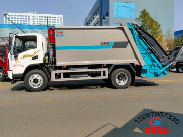 陜汽小德龍12方壓縮式垃圾車