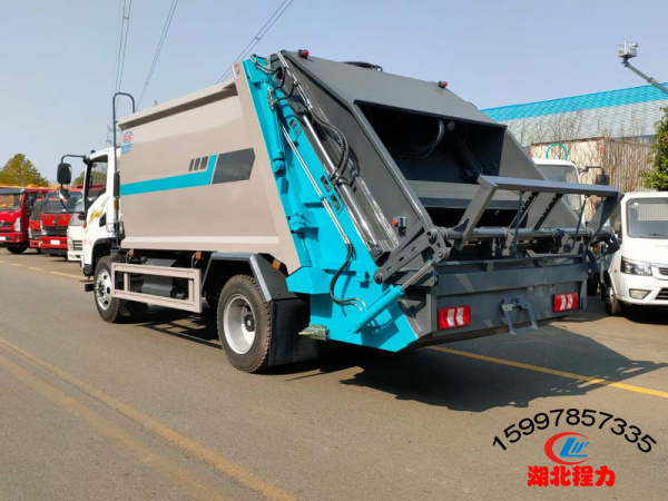 陜汽小德龍12方壓縮式垃圾車